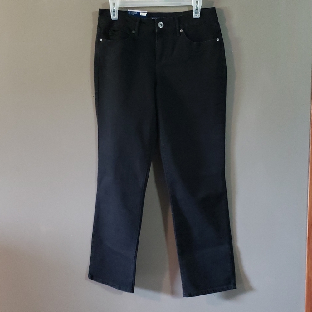 Bandolino Mandie Black Jeans New Size 6S